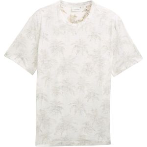Tom Tailor T-shirt T Shirt Met Palmboomprint 1046764xx10 37971 Mannen Maat - XL