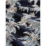 Navy Blue - Bikini - Palm Design - All-Over Print