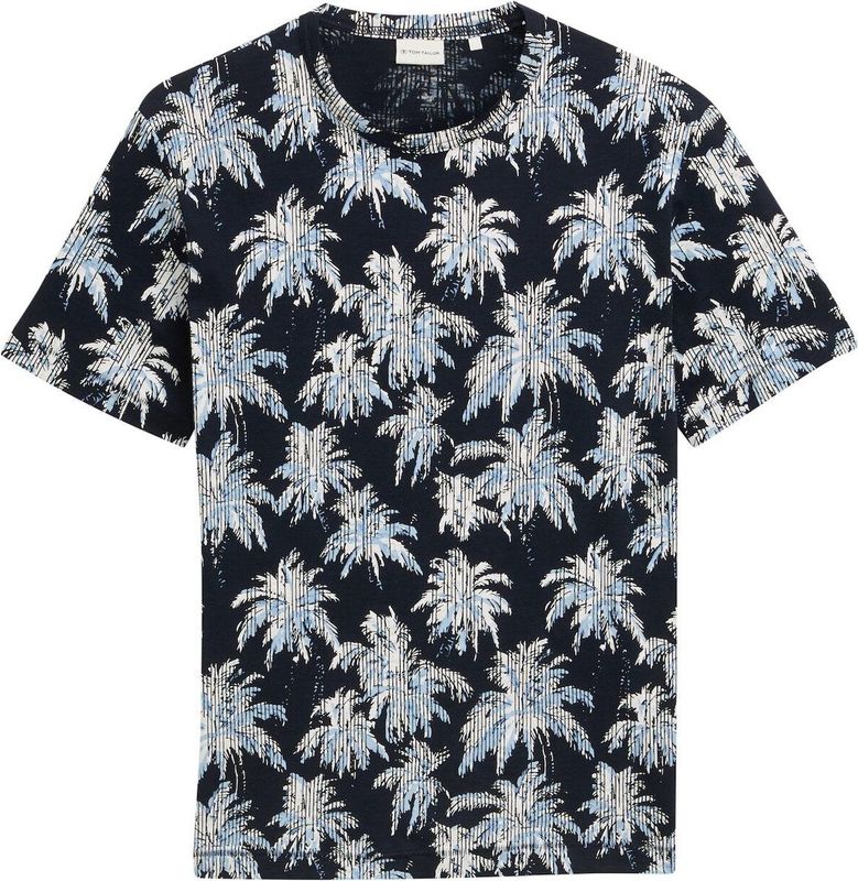 Navy Blue - Bikini - Palm Design - All-Over Print