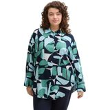 TOM TAILOR - 37800 - Blouse - Groene Dots And Shapes Design - Plus Size - 52