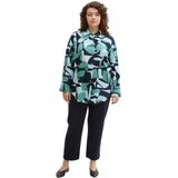 TOM TAILOR - 37800 - Blouse - Groene Dots And Shapes Design - Plus Size - 52