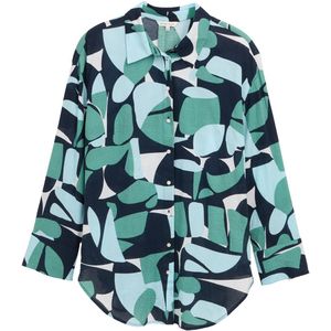 TOM TAILOR - 37800 - Blouse - Groene Dots And Shapes Design - Plus Size - 52