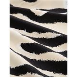 TOM TAILOR - 38070 - Damesblouse - Abstract Beige Zebra