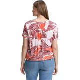 Tom Tailor - Blouse - Gedessineerd - Viscose - Korte Mouwen