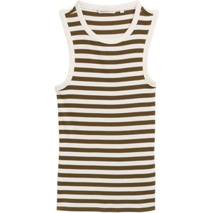 Tom Tailor Denim - Gebreide Jurk - All-over Motief - Katoenmix - V-hals