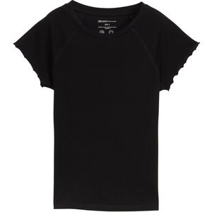 Tom Tailor - T-shirt - Deep Black - Met Raglanmouwen - Regular Fit