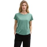 TOM TAILOR - KATE - Jeans - Mintgroen - Slimfit - High Waist - 3/4 Lengte