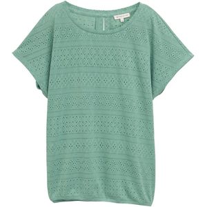 TOM TAILOR - KATE - Jeans - Mintgroen - Slimfit - High Waist - 3/4 Lengte