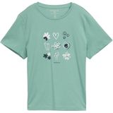 Tom Tailor - T-shirt - Korte Mouwen - Dames - Wit - Katoen