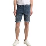 TOM TAILOR - Josh - Korte Broeken - Blauw Denim - 5-Pocket-Style