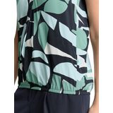 T-shirt - Bloemenprint - Jersey - V-hals - Losse Pasvorm