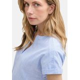 Tom Tailor - Blouse - Dreamy Blue - Tuniekstijl - Korte Mouwen