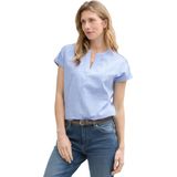 Tom Tailor - Blouse - Dreamy Blue - Tuniekstijl - Korte Mouwen