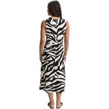 Tom Tailor - Blouseshirt - Viscose - Multicolor - Relaxed Fit, V-hals, Oversized Mouwen