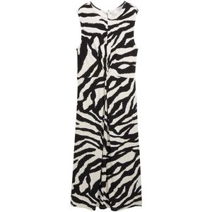 Tom Tailor Jersey midi-jurk met knoopdetail
