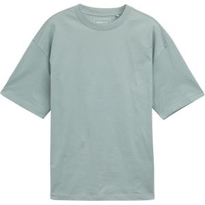 Tom Tailor - T-shirt - Lichtgroen - Oversized - Met Rugprint