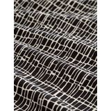 TOM TAILOR - Zomerjurk - Zwart/Wit - Mouwloos - Maxi Lengte