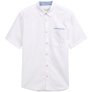 Tom Tailor - Regular Fit - Vrijetijdsoverhemd - Katoen - Effen/Gemêleerd