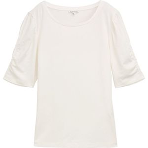 TOM TAILOR T-shirt voor dames, 10315 - Whisper White, XL