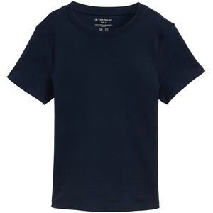TOM TAILOR - 1048112 - T-shirt - Sky Captain Blue - Van Ademend Biologisch Katoen
