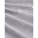 Tom Tailor - Overhemd - Korte Mouwen - Blauw - Katoen