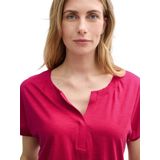 TOM TAILOR T-shirt voor dames, 37989 - Raspberry Red, XL