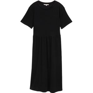 Tom Tailor - Damesjurk - Korte Mouwen - Blauw - Katoen