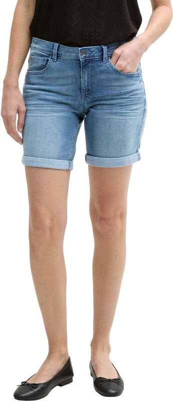 Tom Tailor - Alexa - Korte Damesjeans - Mêlee - Katoenmix