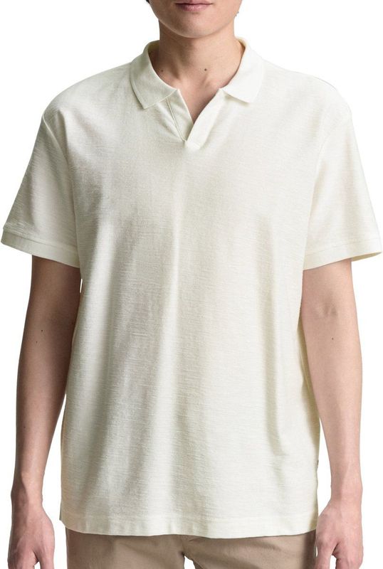 Tom Tailor - Polo - Off-White - Katoen/Polyester