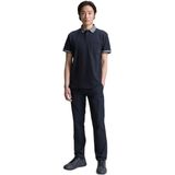 Tom Tailor - Herenpolo - Grijs - Katoen/Elastaan - Korte Mouwen