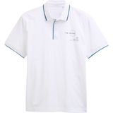 Tom Tailor - Polo Pique SS - Poloshirt - Off-White - 100% Katoen