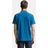 TOM TAILOR - Poloshirt - Blauw Petrol - Katoen