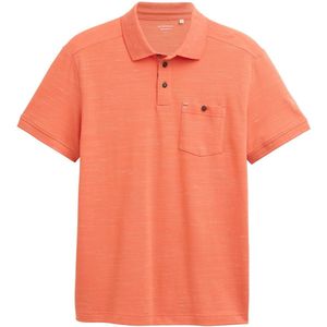 TOM TAILOR Poloshirt voor heren, 37755 - Brick Orange, XXL