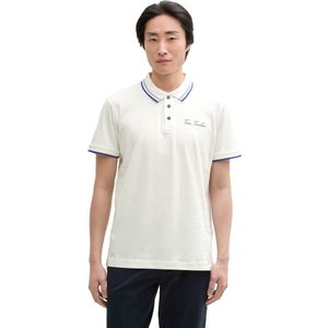 Tom Tailor - Poloshirt - Effen - Katoen - Korte Mouwen