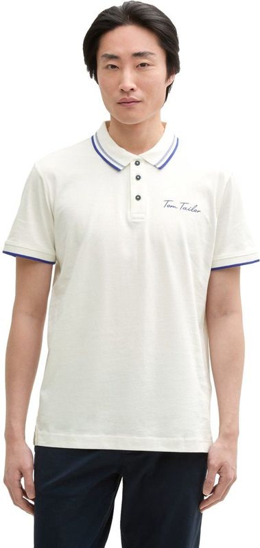 Tom Tailor - Poloshirt - Effen - Katoen - Korte Mouwen