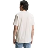 TOM TAILOR Shirt  lichtblauw / roestrood / offwhite