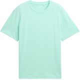 TOM TAILOR - Shirt - Mintgroen - Jersey - Kwartmouw