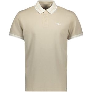 Tom Tailor - 1045629xx10 - Poloshirt - Beige - 95% Katoen, 5% Elastaan