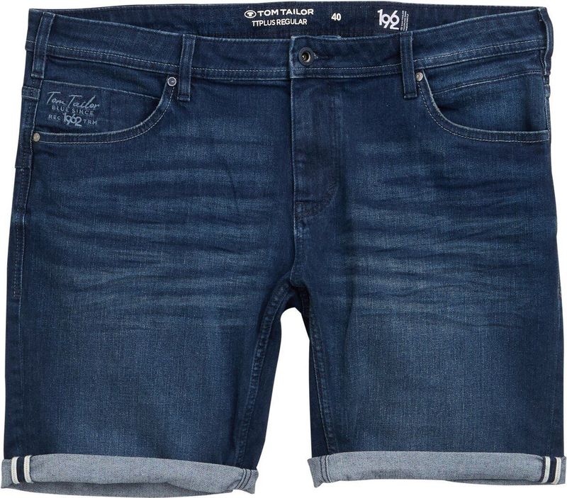 Tom Tailor - TTPLUS - Korte Broek - Denim - Regular Fit