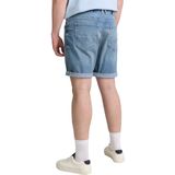 Denim Jack - Verwassen Look - Badge - Twee Borstzakken - Stretch