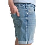 Denim Jack - Verwassen Look - Badge - Twee Borstzakken - Stretch