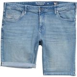 Denim Jack - Verwassen Look - Badge - Twee Borstzakken - Stretch