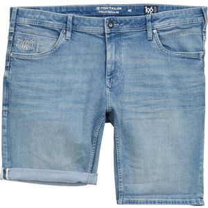 Denim Jack - Verwassen Look - Badge - Twee Borstzakken - Stretch