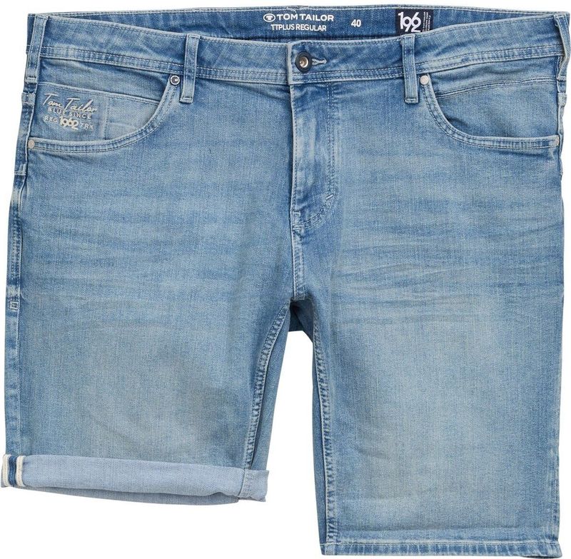 Denim Jack - Verwassen Look - Badge - Twee Borstzakken - Stretch