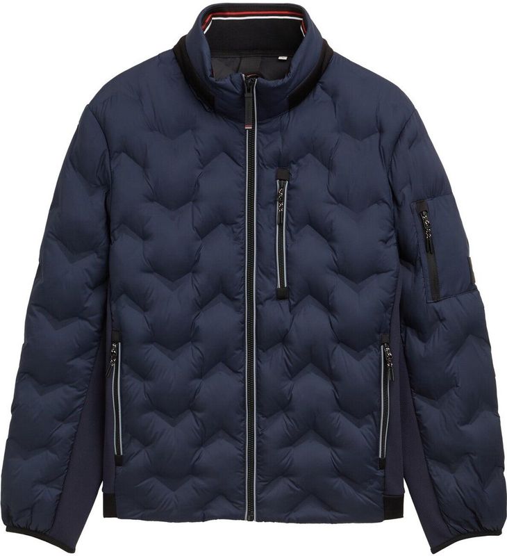 Tom Tailor - Gewatteerd Jack - Regular Fit - Waterafstotend - Opbergbare Capuchon