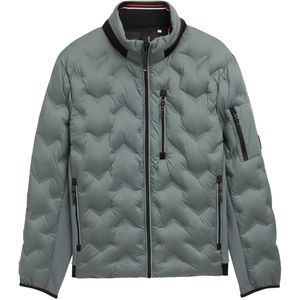 Tom Tailor - Decorative Hybrid Jacket - Zacht Grijsblauw - Tussenjas