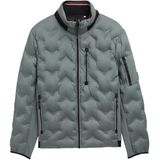 Tom Tailor - Decorative Hybrid Jacket - Zacht Grijsblauw - Tussenjas