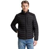 Tom Tailor - Gewatteerd Jack - Regular Fit - Effen - Ritssluiting - Waterafstotend