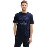 Tom Tailor - Shirt - Wit - Met Print - 2-delig