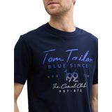 Tom Tailor - Shirt - Wit - Met Print - 2-delig